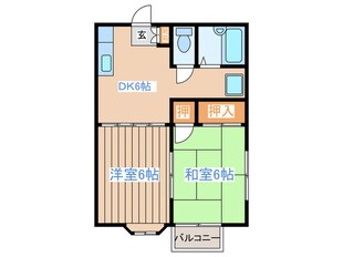 トゥインクルコ－ト南小泉Ⅰの物件間取画像